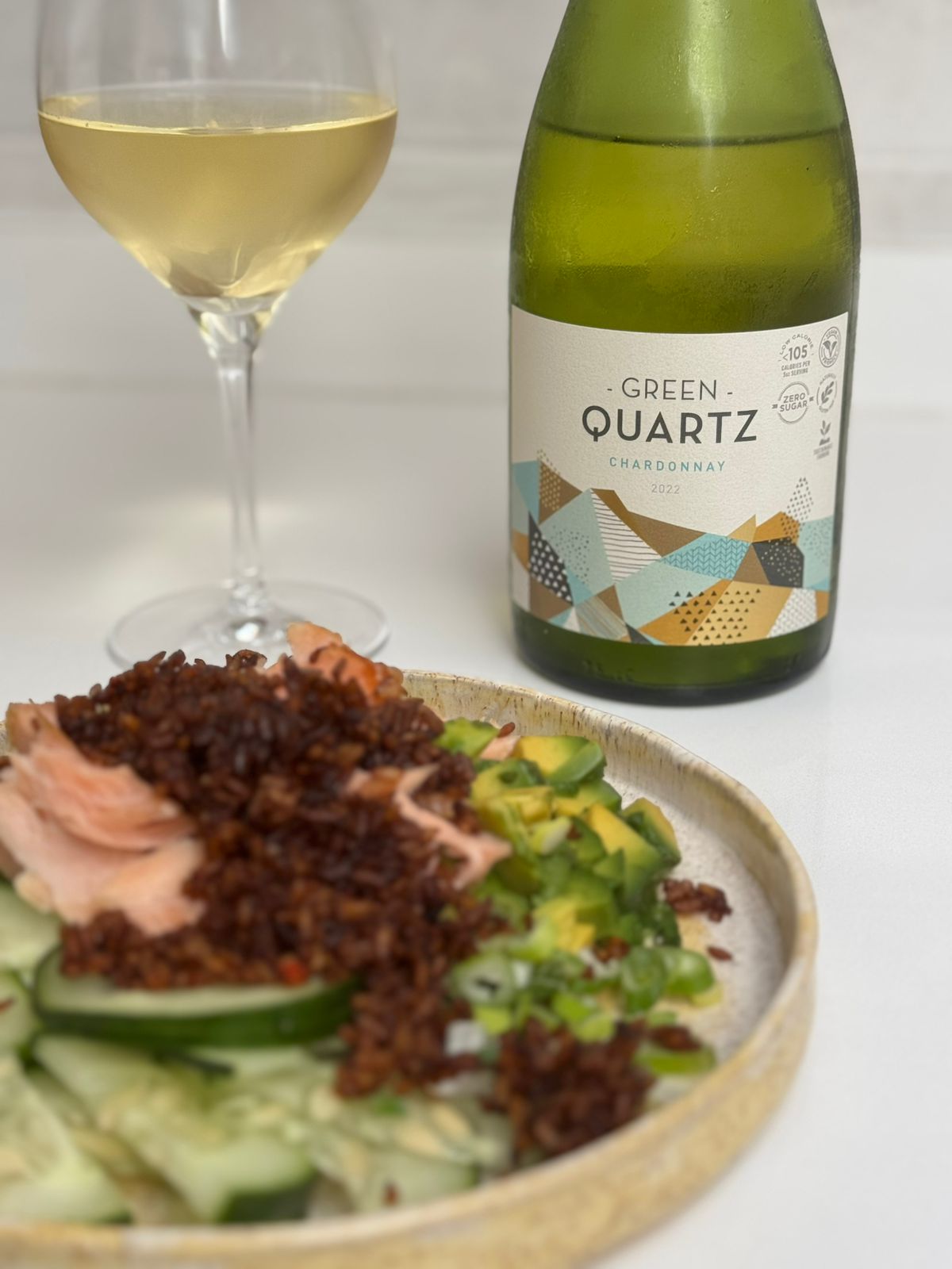 VINO CHARDONNAY RESERVA CASABLANCA 2023 GREEN QUARTZ 91 pts La CAV (WALMART) - Trasiego Wines