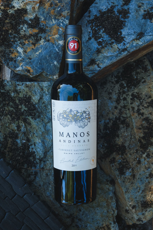 VINO CABERNET SAUVIGNON LIMITED EDITION ALTO MAIPO MANOS ANDINAS 91 PTS - Trasiego Wines