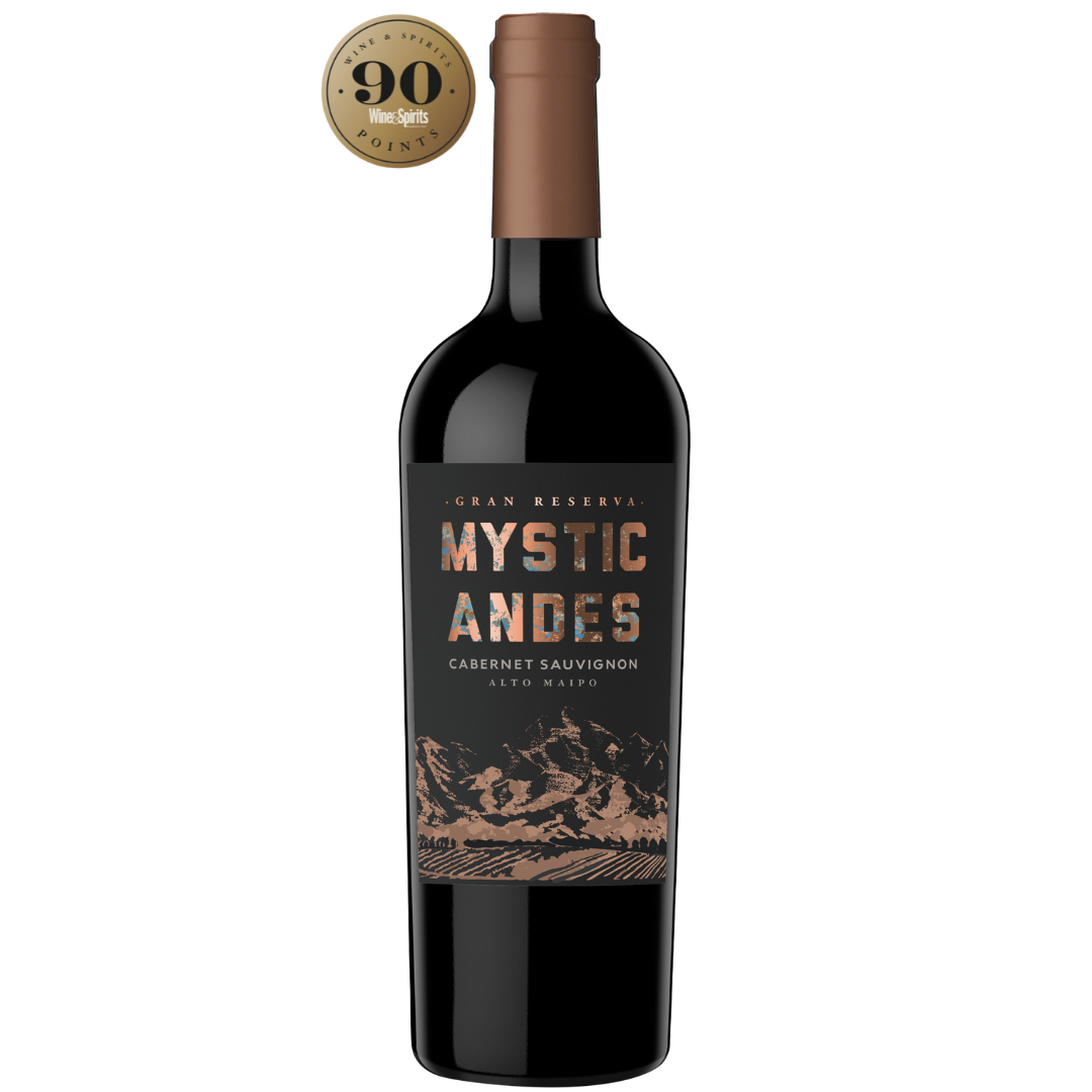 VINO CABERNET SAUVIGNON GRAN RESERVA ALTO MAIPO 2021 MYSTIC ANDES 90PTS