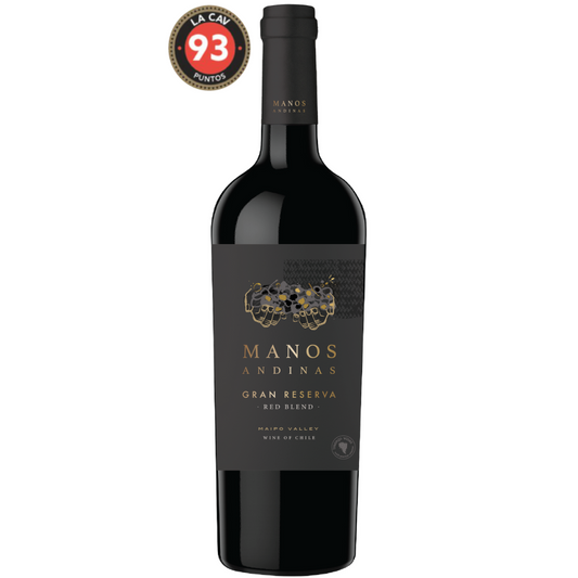 VINO RED BLEND GRAN RESERVA ALTO MAIPO 2020 MANOS ANDINAS 93 PTS