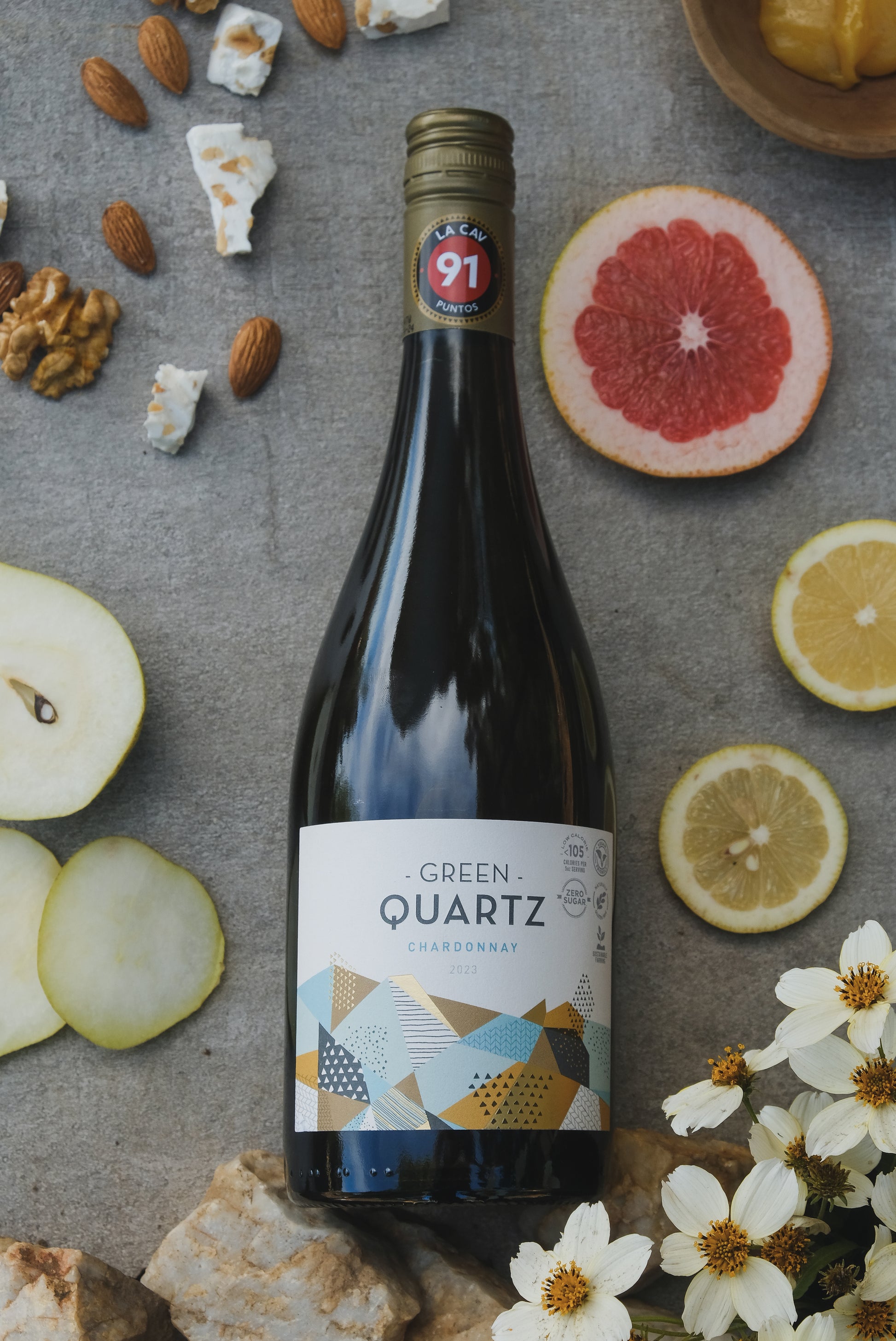 VINO CHARDONNAY RESERVA CASABLANCA 2023 GREEN QUARTZ 91 pts La CAV (WALMART) - Trasiego Wines